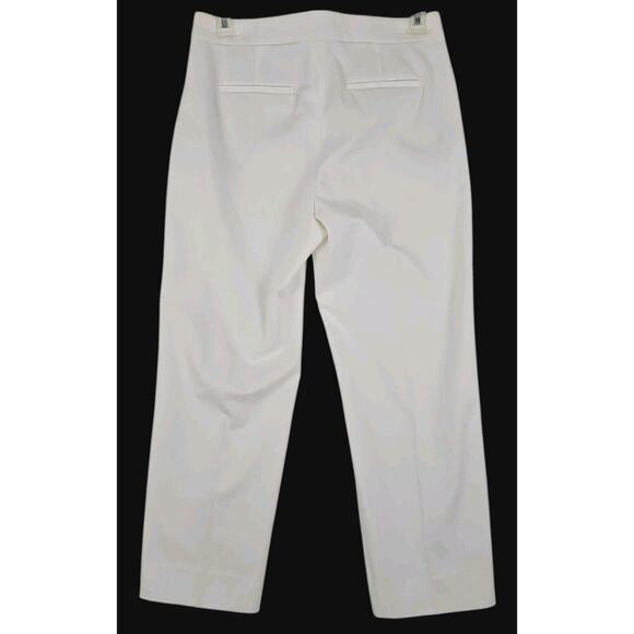 J.Crew ~Woman Size 12 Petite~ Ivory High Rise Ankle Dress Pants Stretch NWT. - Picture 10 of 16